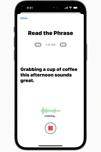 宁德apple维修站分享iPhone在15分钟内可学会并模仿你的声音