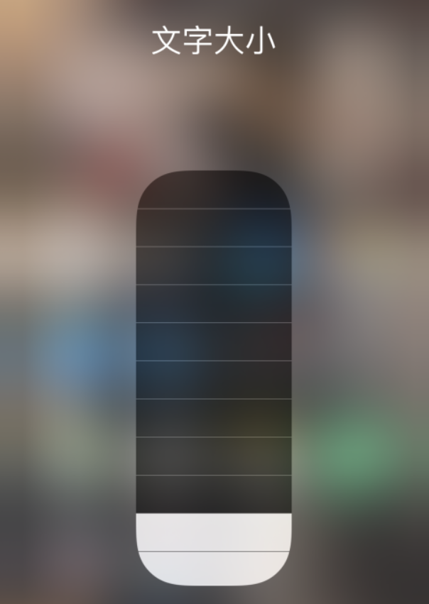 宁德苹果手机维修分享小技巧：在 iPhone 控制中心快速调节字体大小 